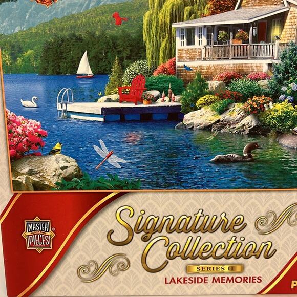 Signature Collection Jigsaw Puzzle Lakeside Memories 1000 Pc. Series II - Picture 2 of 7